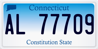 CT license plate AL77709