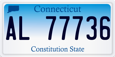 CT license plate AL77736