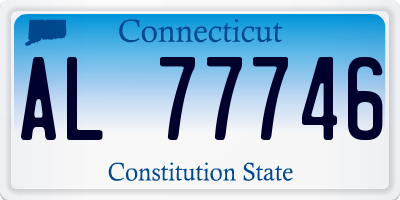 CT license plate AL77746