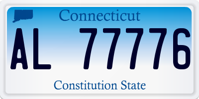 CT license plate AL77776