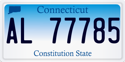 CT license plate AL77785