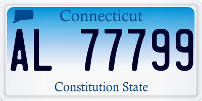 CT license plate AL77799