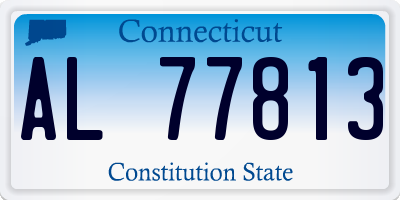 CT license plate AL77813