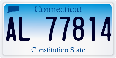 CT license plate AL77814