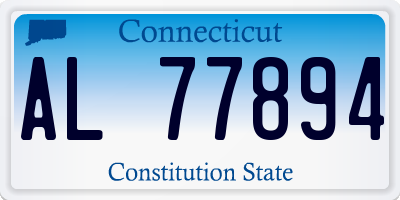 CT license plate AL77894