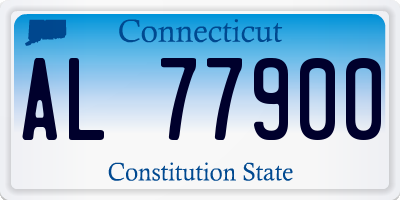 CT license plate AL77900