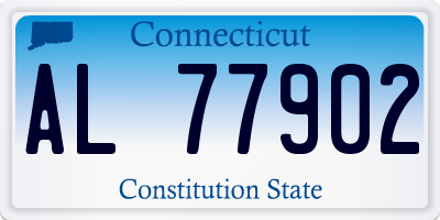 CT license plate AL77902