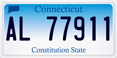 CT license plate AL77911