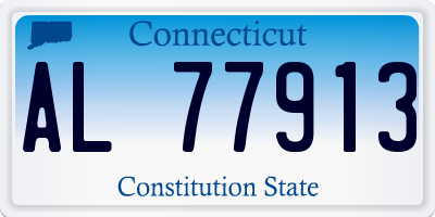 CT license plate AL77913