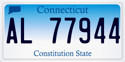 CT license plate AL77944
