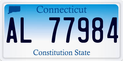 CT license plate AL77984