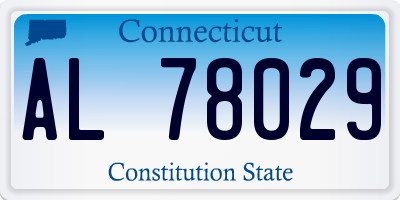 CT license plate AL78029