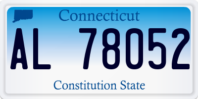 CT license plate AL78052