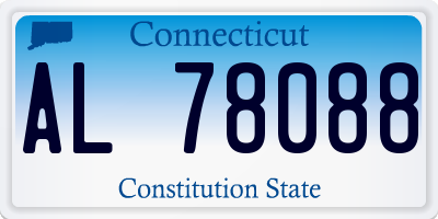 CT license plate AL78088