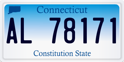 CT license plate AL78171