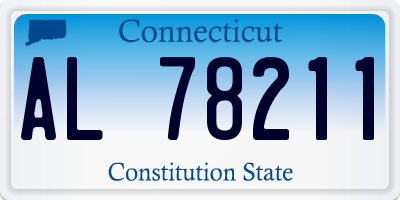CT license plate AL78211