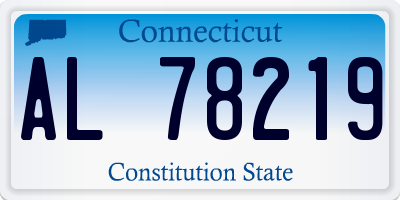 CT license plate AL78219