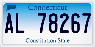 CT license plate AL78267