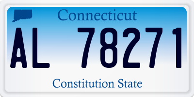 CT license plate AL78271