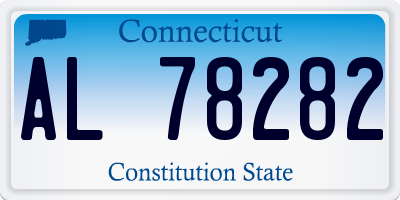 CT license plate AL78282
