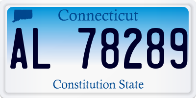 CT license plate AL78289