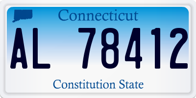 CT license plate AL78412