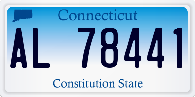CT license plate AL78441