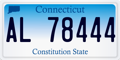 CT license plate AL78444