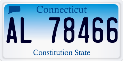 CT license plate AL78466