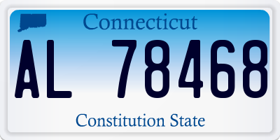 CT license plate AL78468