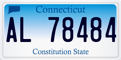 CT license plate AL78484