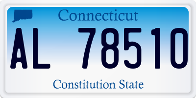 CT license plate AL78510