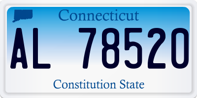CT license plate AL78520