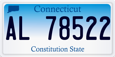 CT license plate AL78522