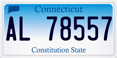 CT license plate AL78557