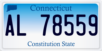CT license plate AL78559