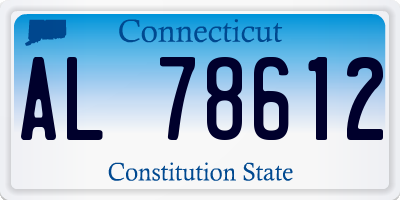 CT license plate AL78612