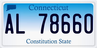 CT license plate AL78660