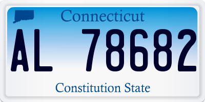 CT license plate AL78682