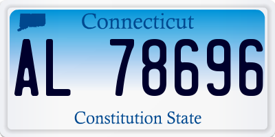 CT license plate AL78696