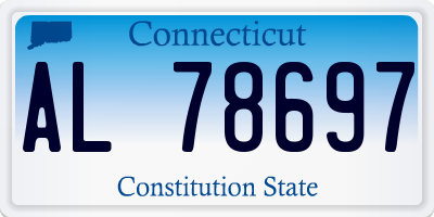 CT license plate AL78697