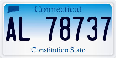 CT license plate AL78737