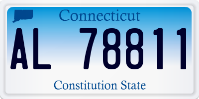 CT license plate AL78811