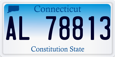 CT license plate AL78813