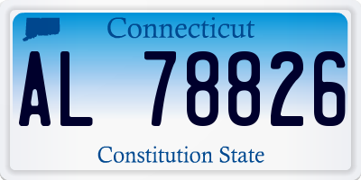 CT license plate AL78826