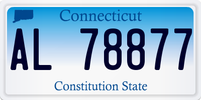 CT license plate AL78877