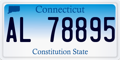 CT license plate AL78895