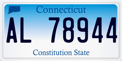 CT license plate AL78944