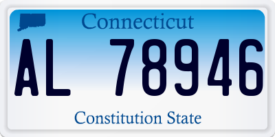 CT license plate AL78946