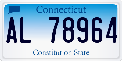 CT license plate AL78964